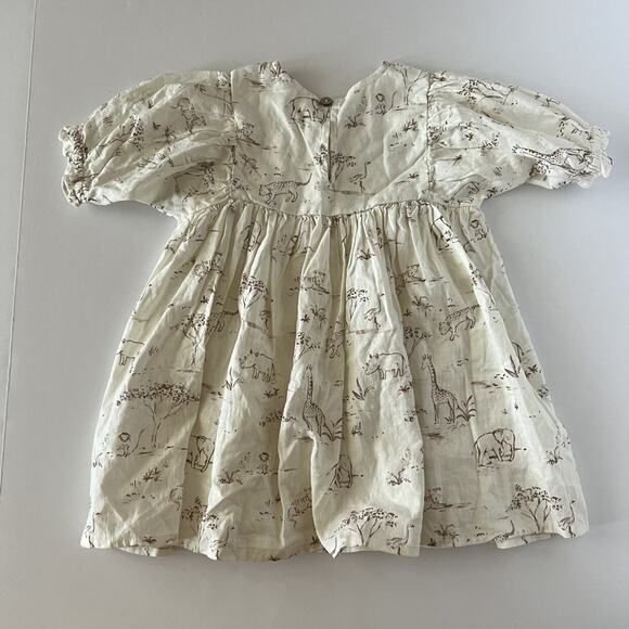 NEW Rylee + Cru Jolene Dress In Safari Toile - Picture 10 of 11